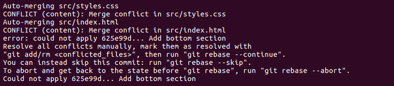 rebase merge conflict